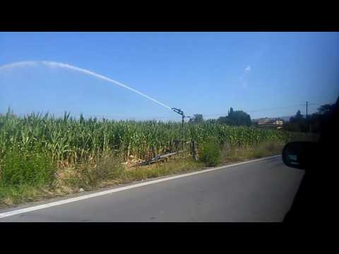 Irrigazione campo di