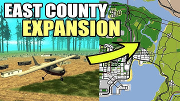 GTA United States Map - East County EXPANSION (USA Mod) | Stars and Stripes