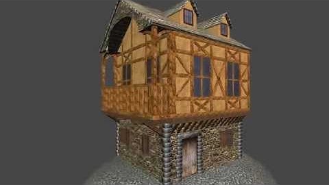 Medieval house 3D