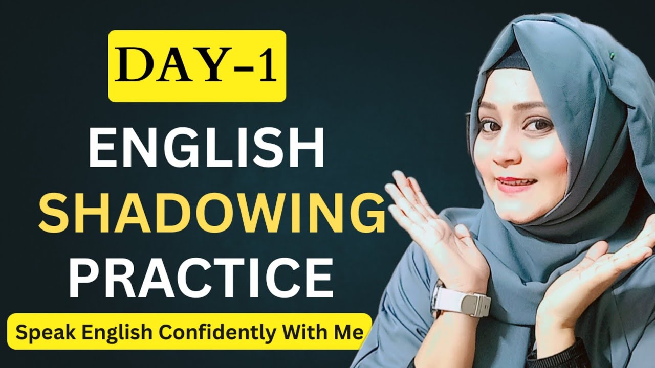 English Speaking Practice - Speak With Me ! ( Shadowing Method ) Learn ...