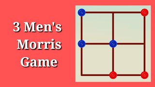 3 Men's Morris Game | Straight Line Stone Game | Traditional Game | 90's Kids Games screenshot 5
