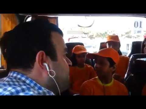 كواليس برنامج كنز براء العويد ينشد مع الكنوز بالباص