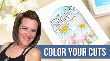 Create Ink Blended Wildflowers Using Die Cuts | Simon Says Stamp