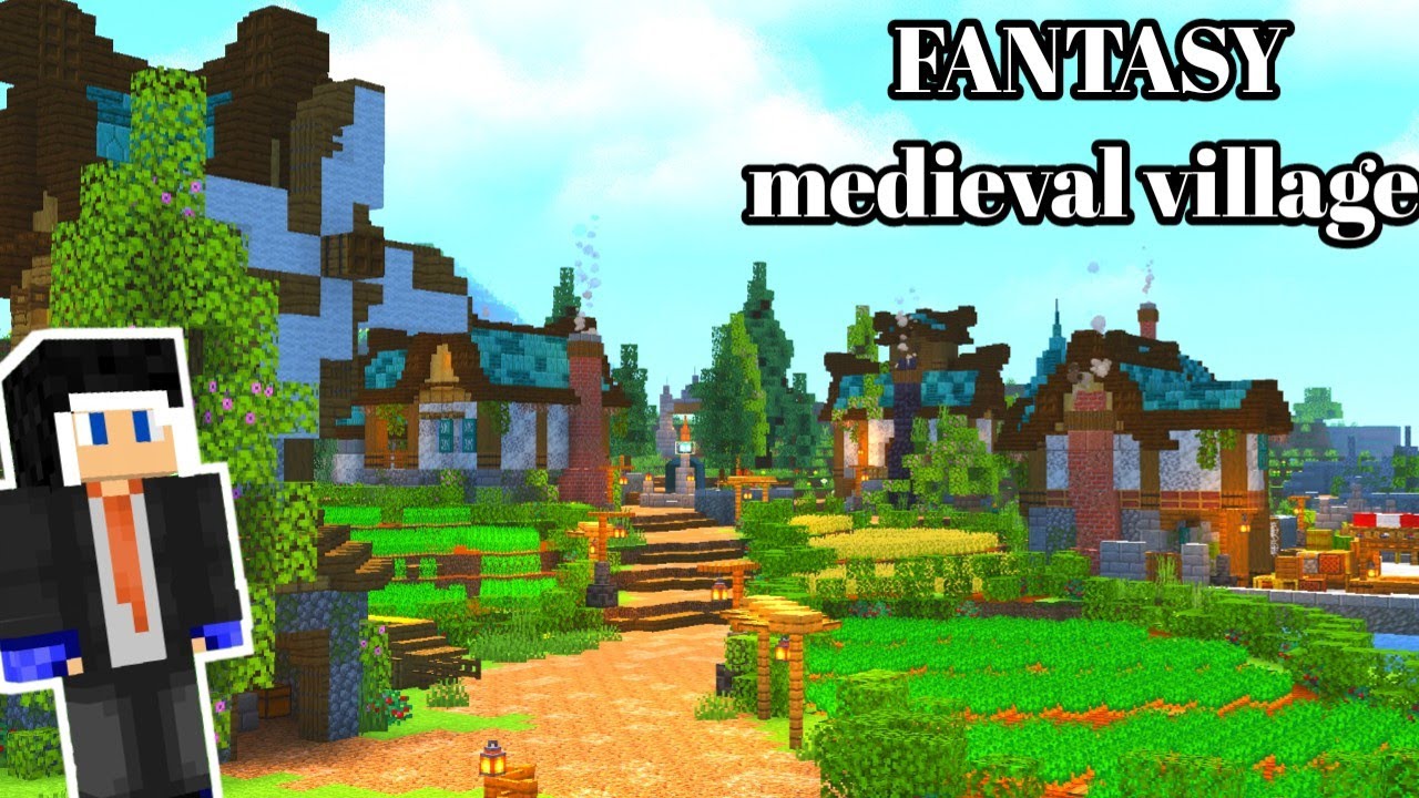 Minecraft timelapse || building a medieval village - YouTube