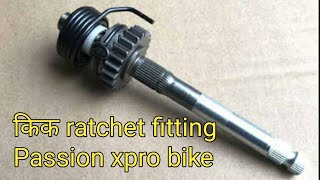 Kick ratchet fitting passion xpro bike screenshot 4