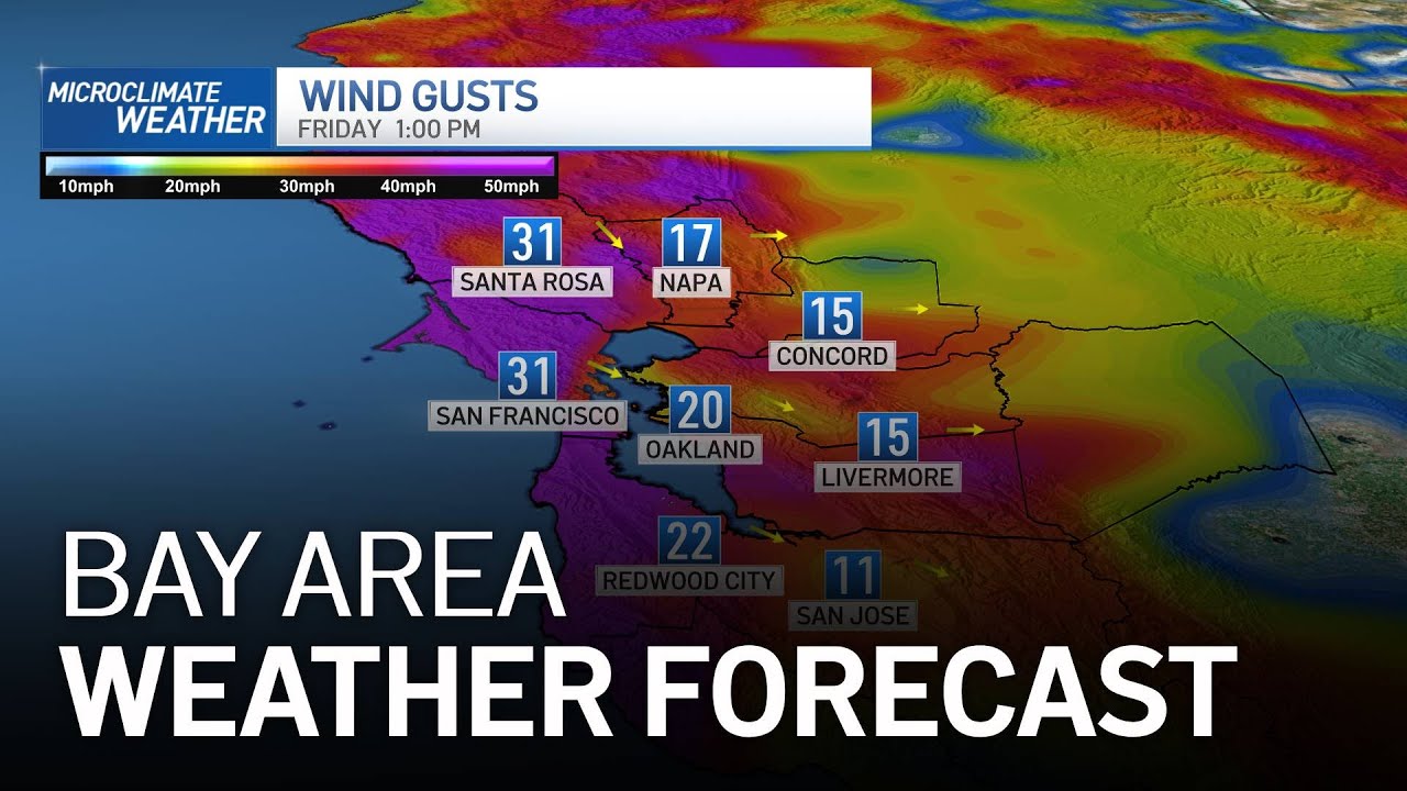 Bay Area Forecast: Spotty Rain as Cold Wind Returns - YouTube