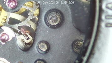 Rasp Pi Based Microscope view of Watch Works 06