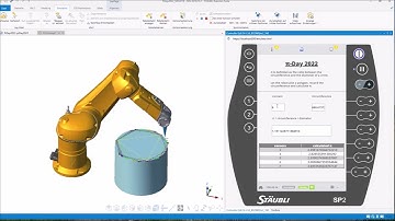 Pi Day 2022 - Staubli robot calculates pi