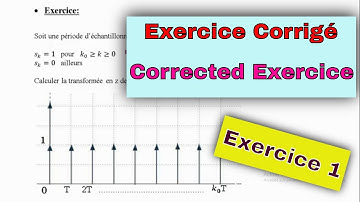 Z-transform | Transformée en z | Solved Exercise | Exercice d