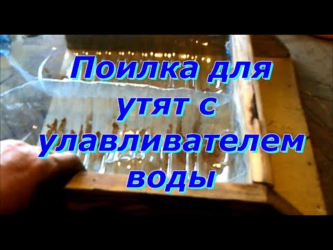 Поилка ниппельная для уток своими руками