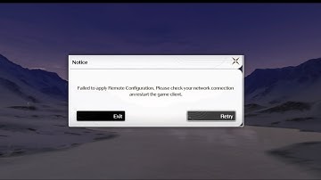 FAILED TO APPLY REMOTE CONFIGURATION HOW TO FIX WUTHERING WAVES