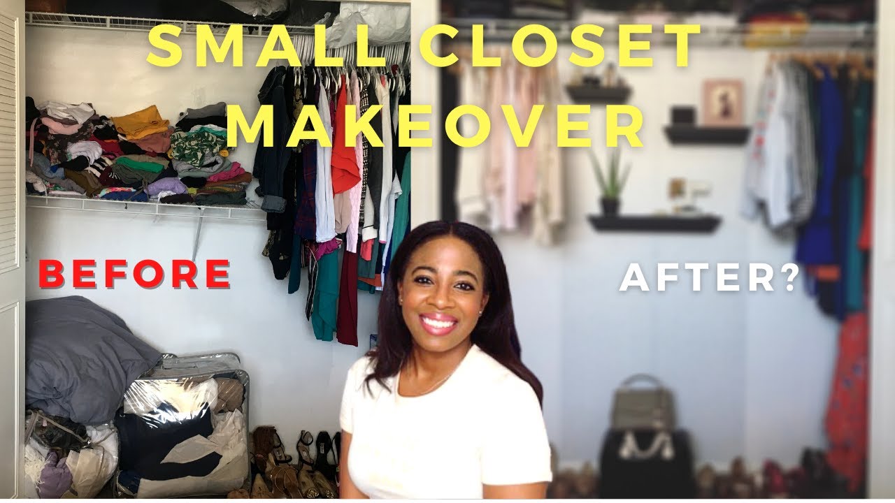 Minimalism| DIY SMALL CLOSET MAKEOVER [TRANSFORMATION EDITION] Simple