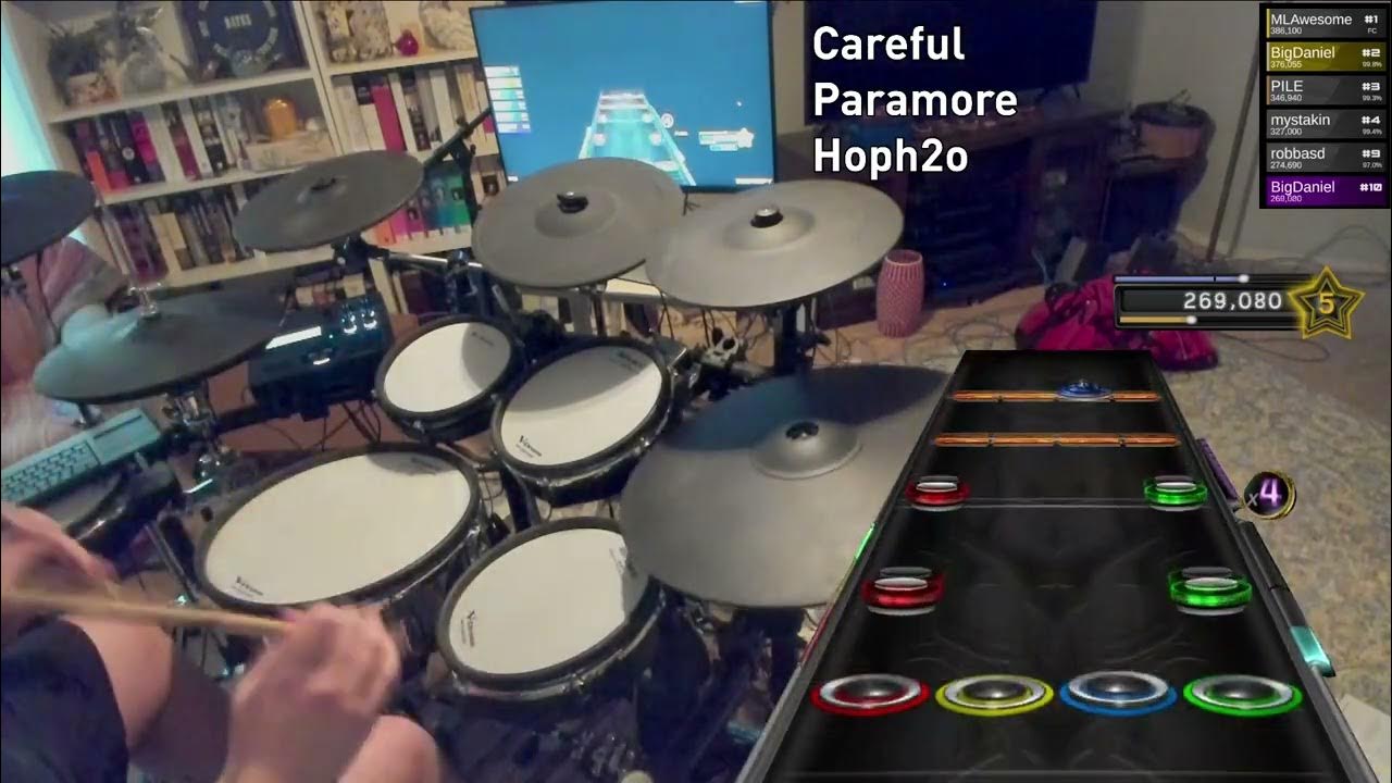 Paramore Careful (FC, Clone Hero Drums) YouTube