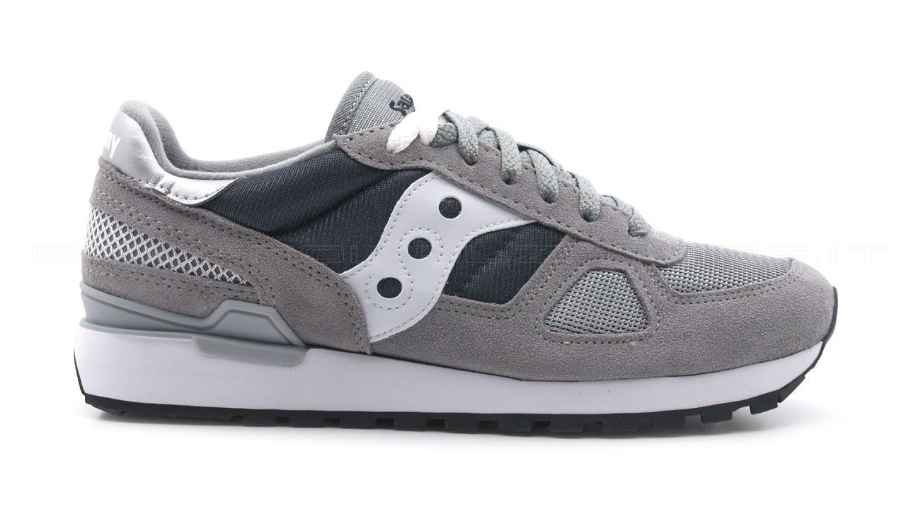 Saucony Shadow Originals grigio ebano SKU #S2108-702 - YouTube