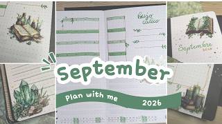 Plan With Me | September 2026 | Green Witch Theme 🌿