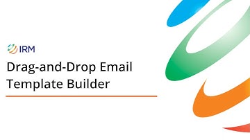 Drag and Drop Email Template Builder