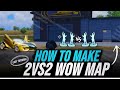 HOW TO MAKE  2vs2 WOW MAP 🫵 EASY TUTORIAL/  PUBG MOBILE #pubgmobile 