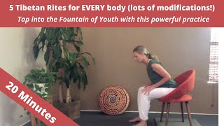 Five Tibetan Rites Explained  WITH Modifications