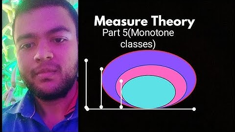 Measure theory part 5 ( monotone classes) #maths #bsc #msc
