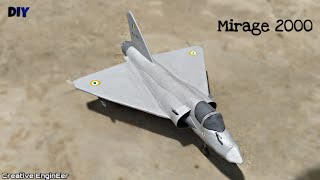How to make MIRAGE 2000 with paper | DIY Fighter Jet