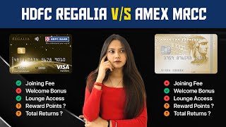 HDFC Regalia vs American Express Membership Rewards Review| Which one is a better credit card?
