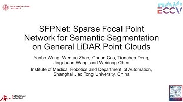 (ECCV 2024) Sparse Focal Point Network for Semantic Segmentation on General LiDAR Point Clouds