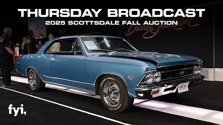 FYI Thursday Broadcast Replay // Barrett-Jackson 2025 Scottsdale Fall Auction // Thursday, Oct 16