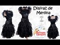 Diy disfraz de merlina addams como hacer el vestido de merlina mircoles o wednesday merlina