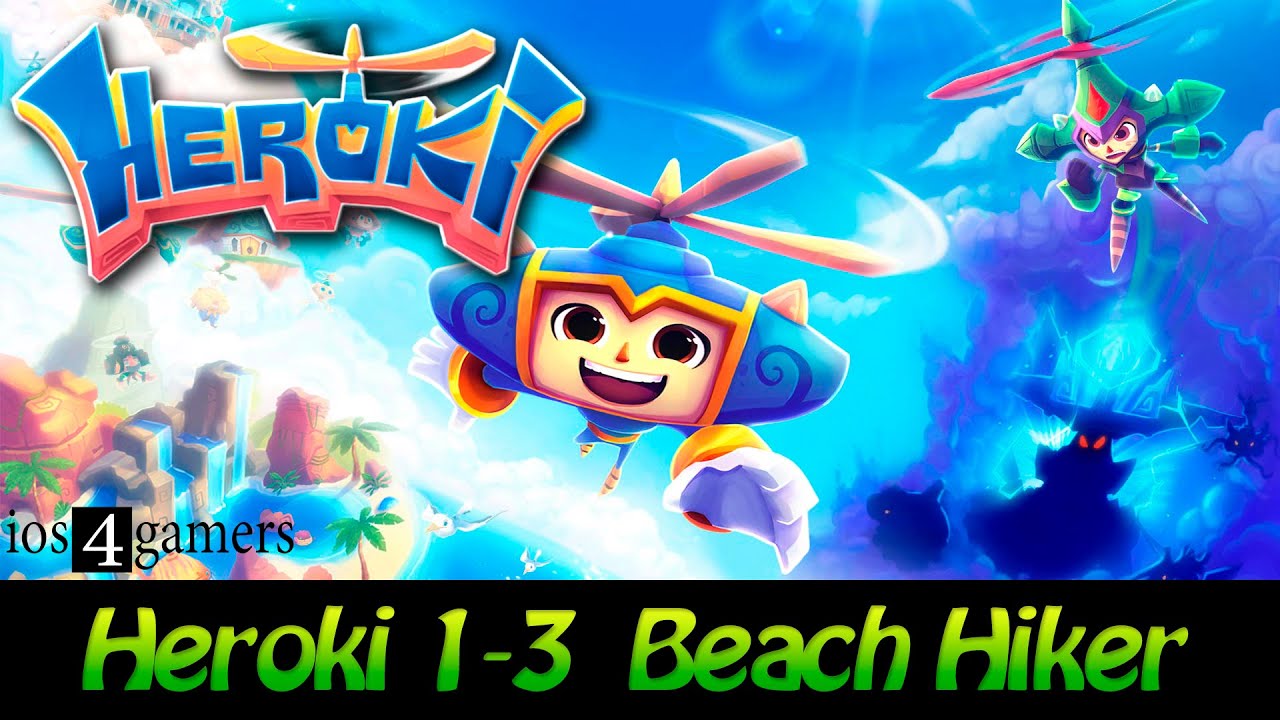 Heroki 1-3 Beach Hiker 100% Прохождение (100% Collectables)