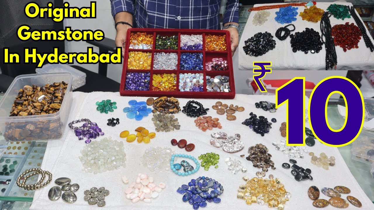 100% Natural & Original Gemstones in Charminar | Hyderabad Gems wholesale market | #gemstonejewelry