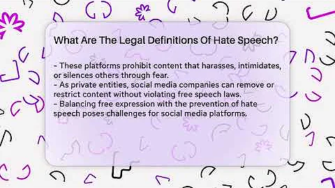 What Are The Legal Definitions Of Hate Speech? - Everyday-Networking