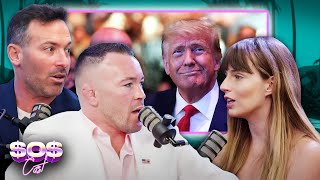 Colby Covington Squares OFF w/ Feminist: Is Trump a Good Leader?
