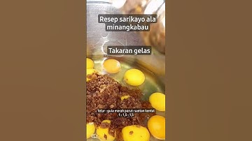 Thumbnail of Resep serikaya dessert mewah ala minangkabau sumatera barat #recipedessert #sarikayo #serikaya