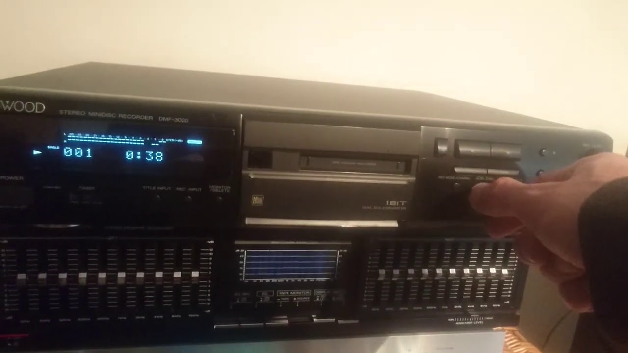 Kenwood DMF3020 HiFi Minidisc Player / Recorder YouTube