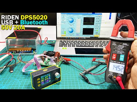 RIDEN® DPS5020 Digital Power Supply 50V 20A Communication Version USB + Bluetooth Review and test