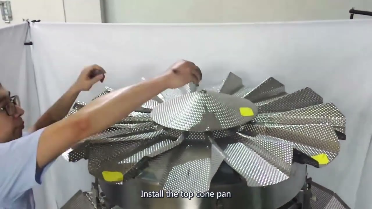 KENWEI: How to install KENWEI multihead weigher multicabezal Envasado Vertical