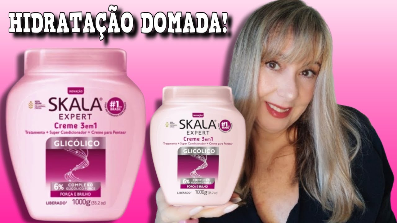 💕SKALA GLICÓLICO Hidratação sem efeito fuá.