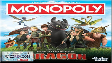 Monopoly DreamWorks How to Train Your Dragon Edition Board Game Ages