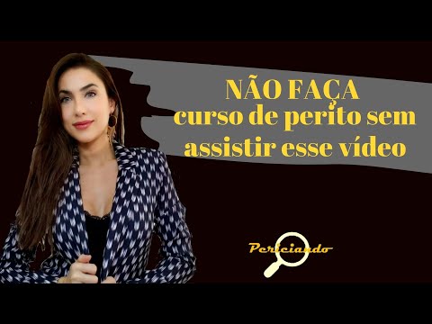 Qual curso fazer para ser perito?