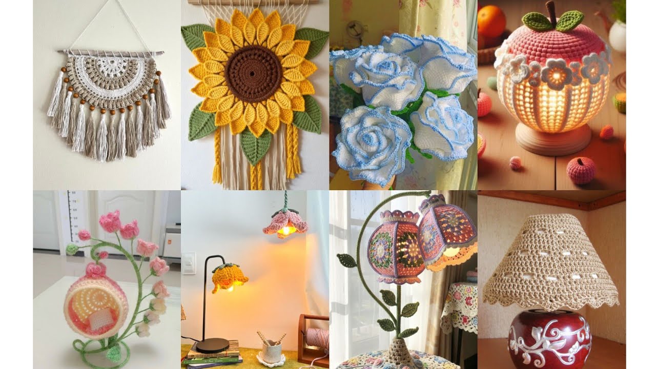«Более 40 потрясающих идей для домашнего декора, выполненных крючком – Часть 2 | Настенные украше...