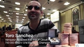 Torito Sanchez vainqueur de l'Event #10 ‪‎WSOP‬ Circuit High-Roller