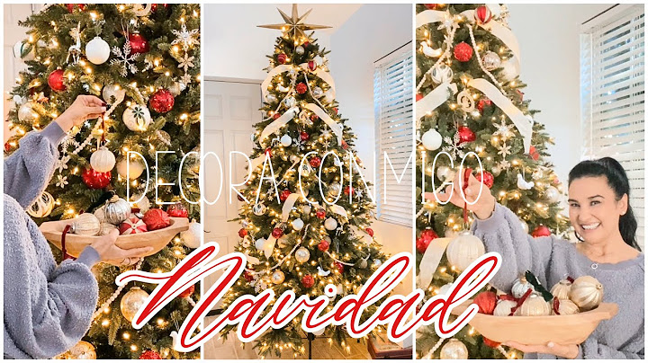 TENDENCIAS DECORACIÓN NAVIDEÑA 2021 🎄 DECORA TU ÁRBOL ELEGANTE Y FÁCIL ✨ Christmas decor 2021 ♥️