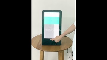 15.6" L-shaped Desktop PC All In One Touch Screen Kiosk