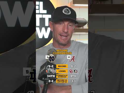 Do you agree with the committee on this ranking? 🤔 #cfp #football