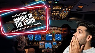 B737NG - Smoke in the cabin - Rejected Takeoff Engine Failure before V1 (Simulator)