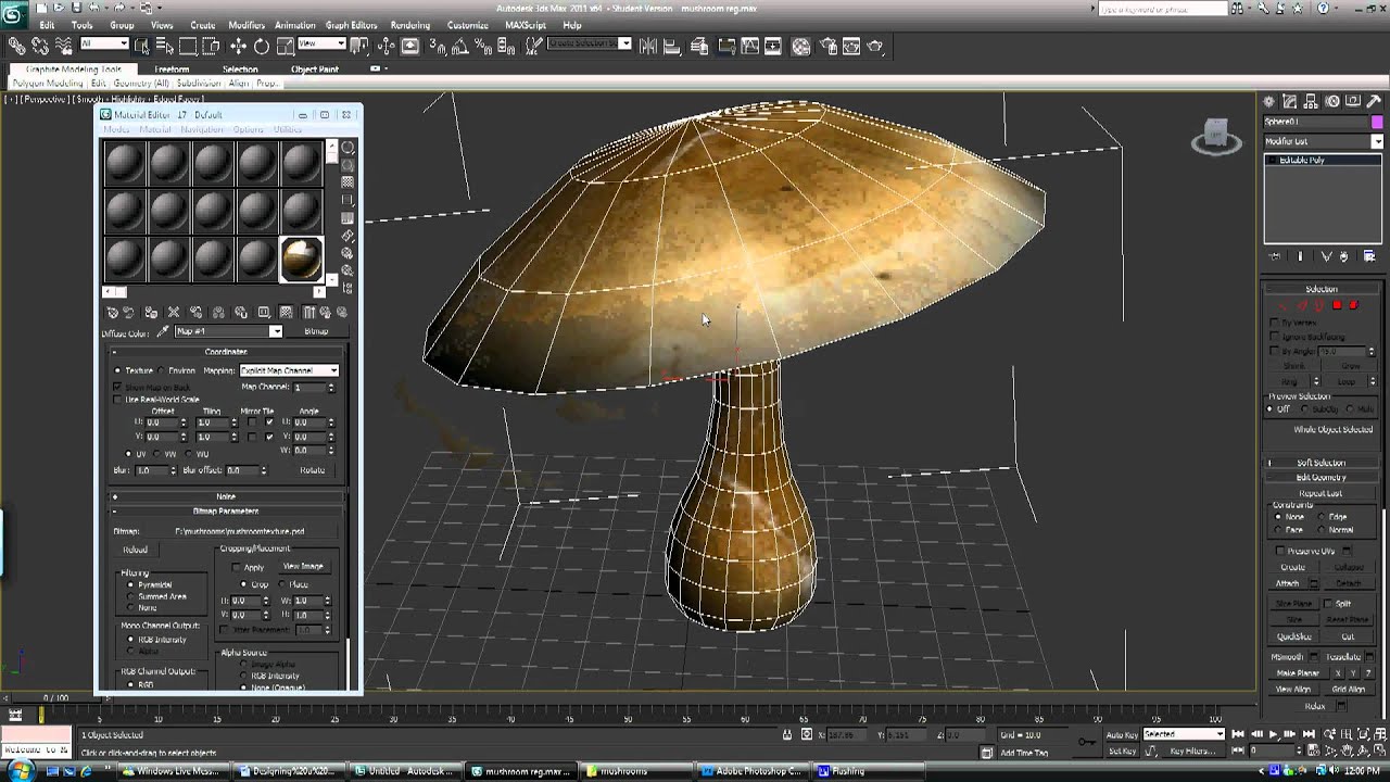 Текстурирование 3d Max