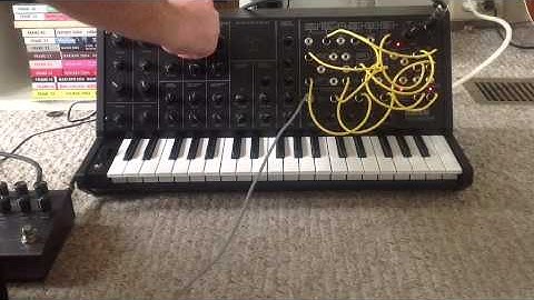 Korg ms20 Mini External Processing With Guitar #1