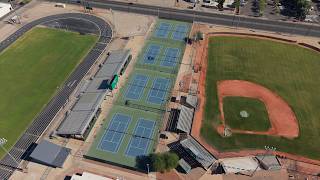 Amphitheater High School Tennis Courts | Tucson Tennis Court Drone Footage Amphitheater High School Tennis Courts | Tucson Tennis Court Drone Footage