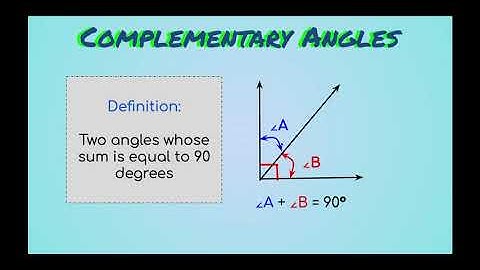 Complementary Angles Video Larsen - Google Slides
