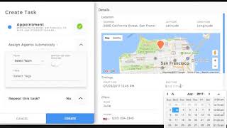 Tookan Dashboard Assign task to agent Option 1